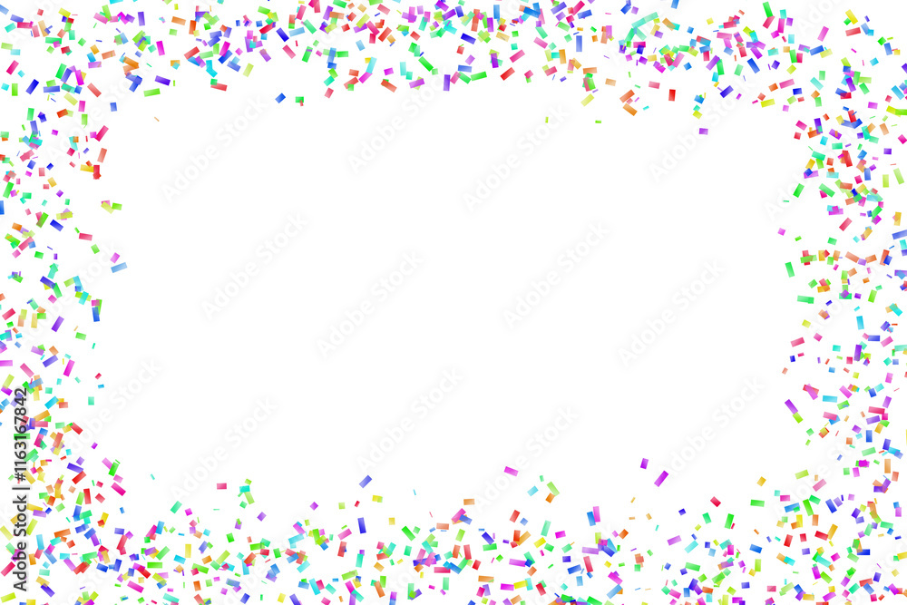 Falling confetti on a transparent background, Falling confetti on a transparent background,
