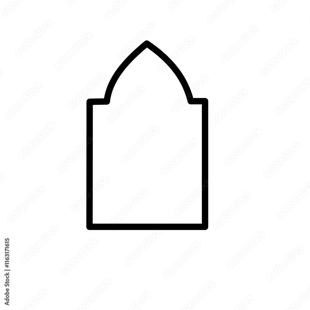 frame of Islamic ornament symbol for banner or infographic frame of Islamic ornament symbol for banner or infographic