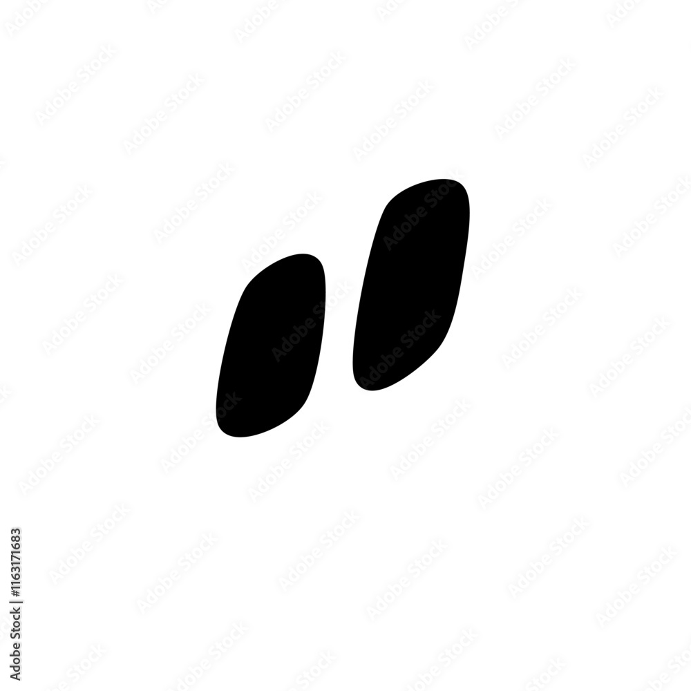 quote and quote symbol vector icon black shape quote and quote symbol vector icon black shape