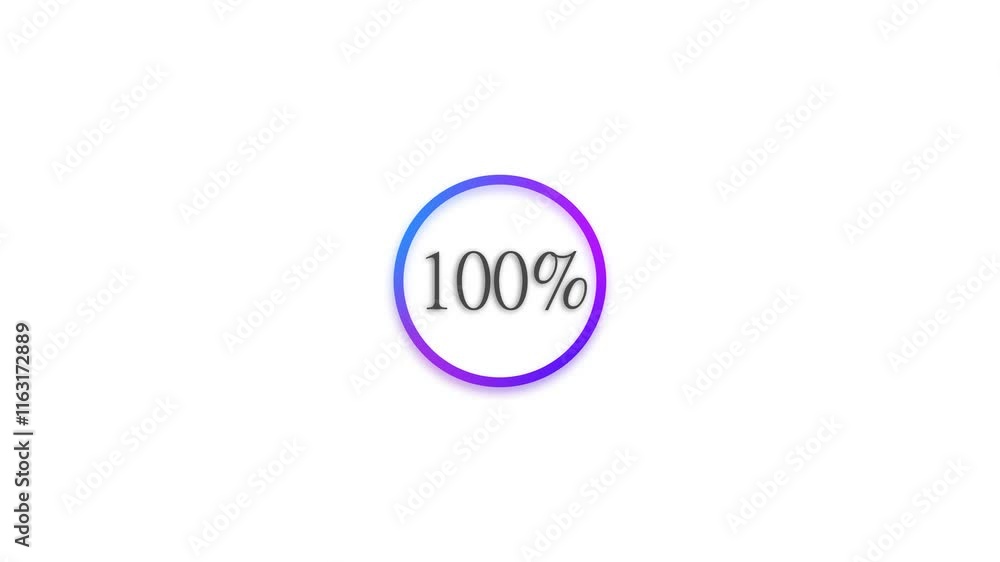 simple and minimilist 100% loading,share,progress and completed sighn ,1 to 100 percent loading bar, bright progress circle simple and minimilist 100% loading,share,progress and completed sighn ,1 to 100 percent loading bar, bright progress circle