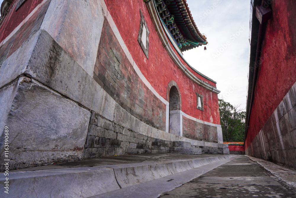 Tibetan architecture in the Four Great Regions of Summer Palace in Beijing.