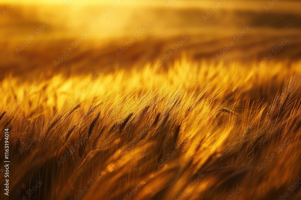 Golden wheat field stretches under a blue sky with fluffy clouds in a rural landscape during midday, capturing the beauty of nature and agricultural scenery Golden wheat field stretches under a blue sky with fluffy clouds in a rural landscape during midday, capturing the beauty of nature and agricultural scenery