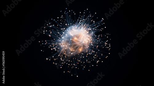 Cosmic Bloom: Abstract imag...