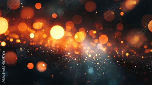 Soft blurred refraction light with bokeh and organic flare overlay effect photo