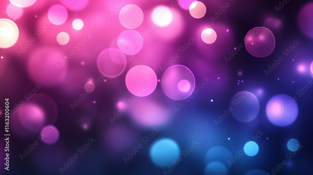 Realistic bokeh lights on gradient background - elegant vector design for festive and decorative projects Realistic bokeh lights on gradient background - elegant vector design for festive and decorative projects