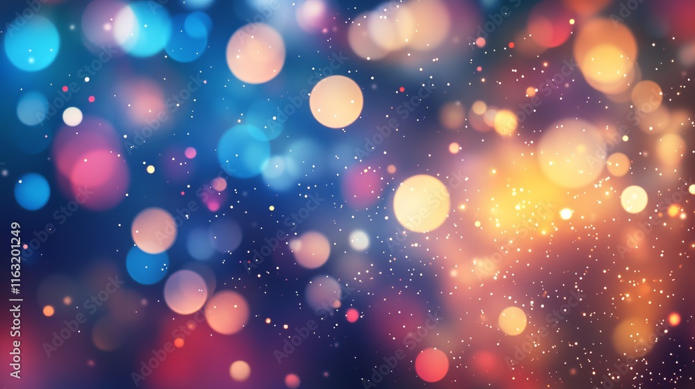 Colorful abstract bokeh background with soft glowing lights and vibrant hues Colorful abstract bokeh background with soft glowing lights and vibrant hues
