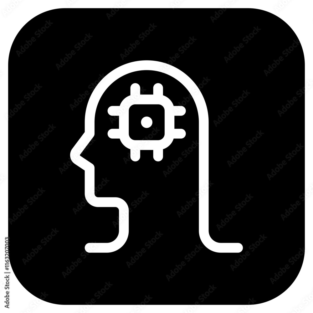 Editable artificial brain vector icon. AI technology, artificial intelligence, computer. Part of a big icon set family. Perfect for web and app interfaces, presentations, infographics, etc Editable artificial brain vector icon. AI technology, artificial intelligence, computer. Part of a big icon set family. Perfect for web and app interfaces, presentations, infographics, etc
