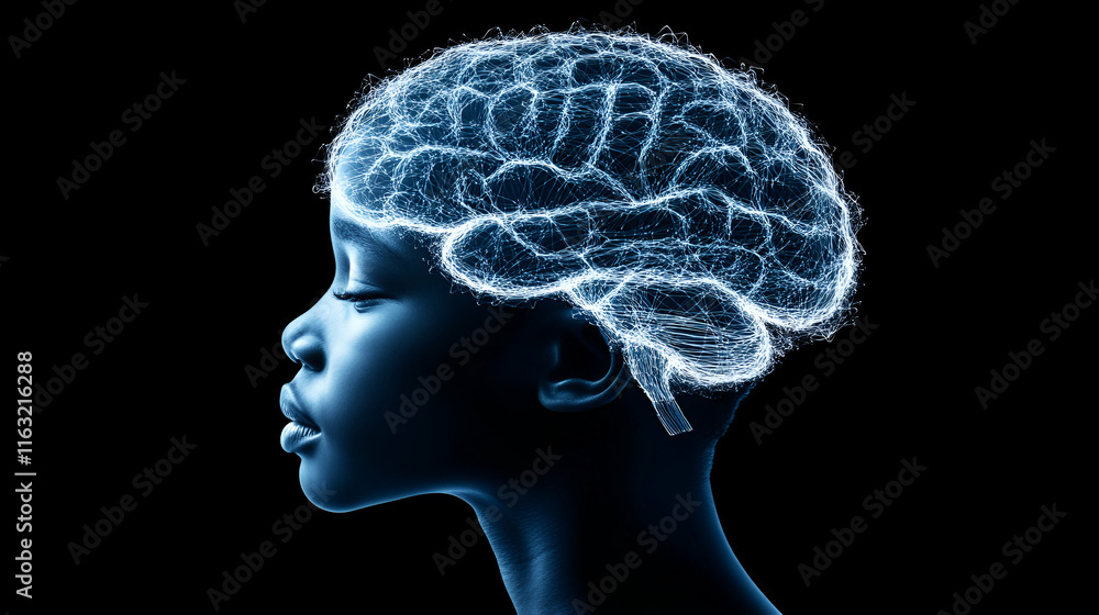 Neural Pathways, Mind's Illuminated Network, Exploring the intricate connections of the human brain through visualization. Neural Pathways, Mind's Illuminated Network, Exploring the intricate connections of the human brain through visualization.