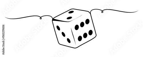 casino dice illustration