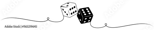casino dice illustration
