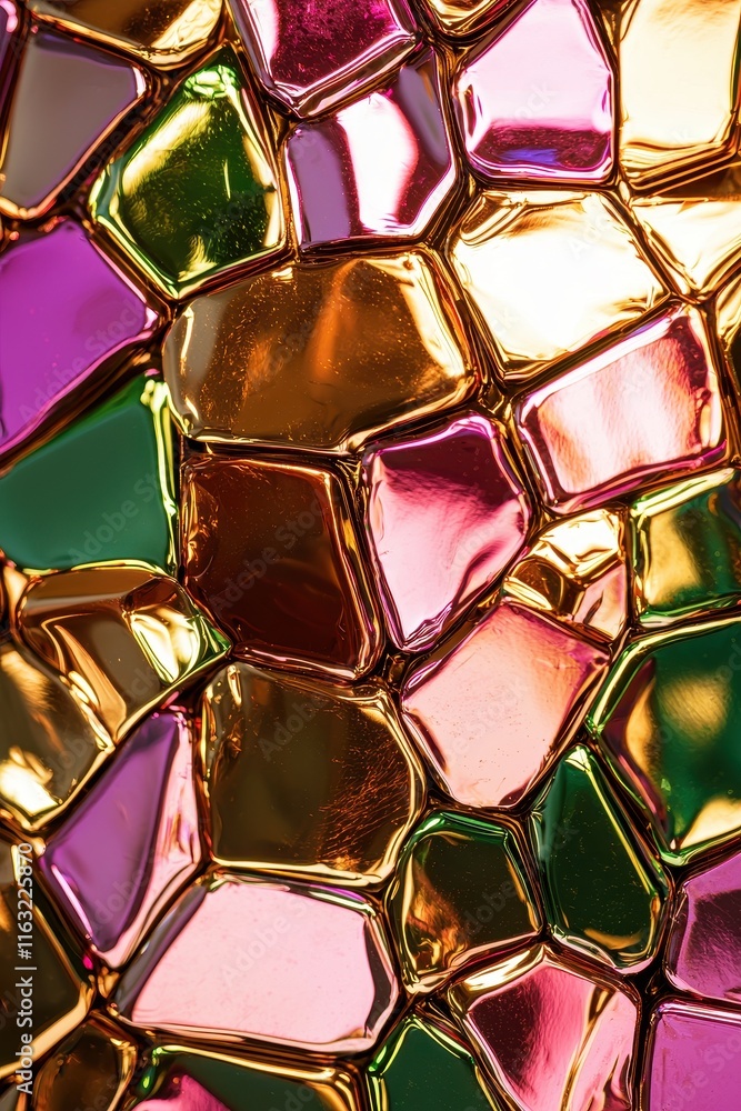 A stunning geometric design of glowing intersecting lines and shapes, illuminated by bold neon hues of pink, green, and gold, creating a futuristic aesthetic against a black gradient. A stunning geometric design of glowing intersecting lines and shapes, illuminated by bold neon hues of pink, green, and gold, creating a futuristic aesthetic against a black gradient.