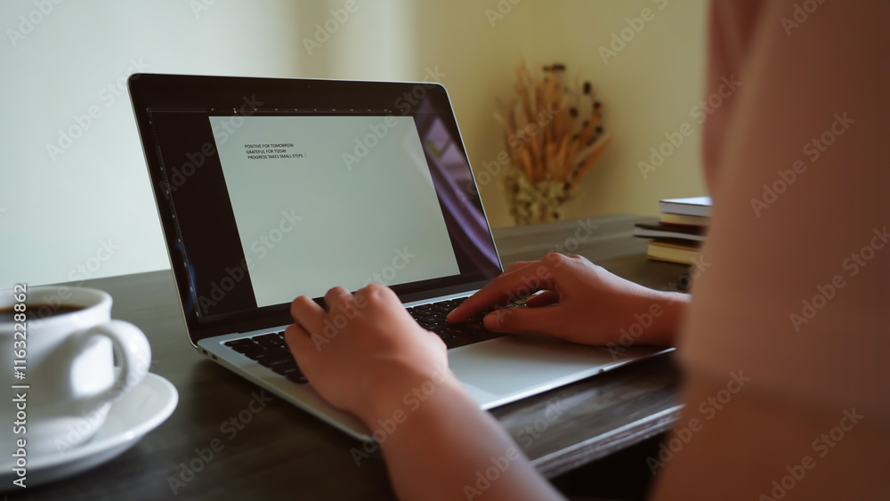 Hands Typing Keyboard Concept Background Hands Typing Keyboard Concept Background