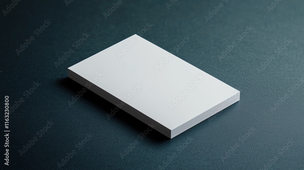 Minimalist blank business card mockup setup Minimalist blank business card mockup setup