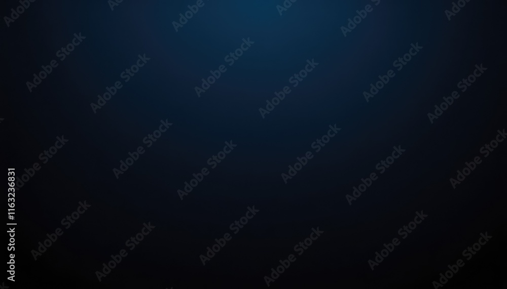 Obraz premium Empty dark concrete wall room studio background and floor perspective with blue soft light displays 3