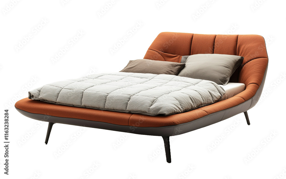 Modern bed available on transparent background.PNG Modern bed available on transparent background.PNG