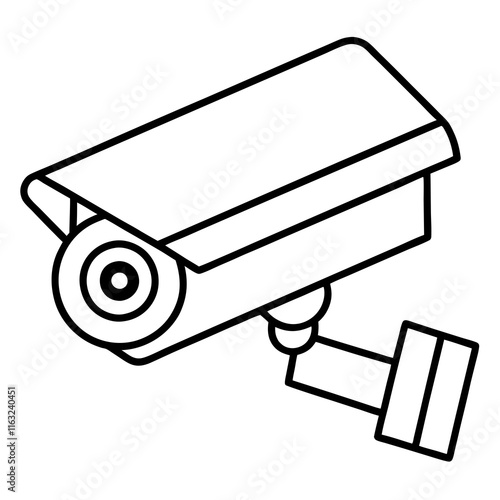 security camera on a white background