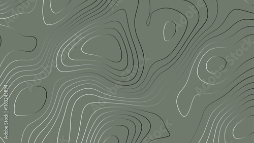 Abstract design seamless pattern with line topographic map. Seamless Pattern