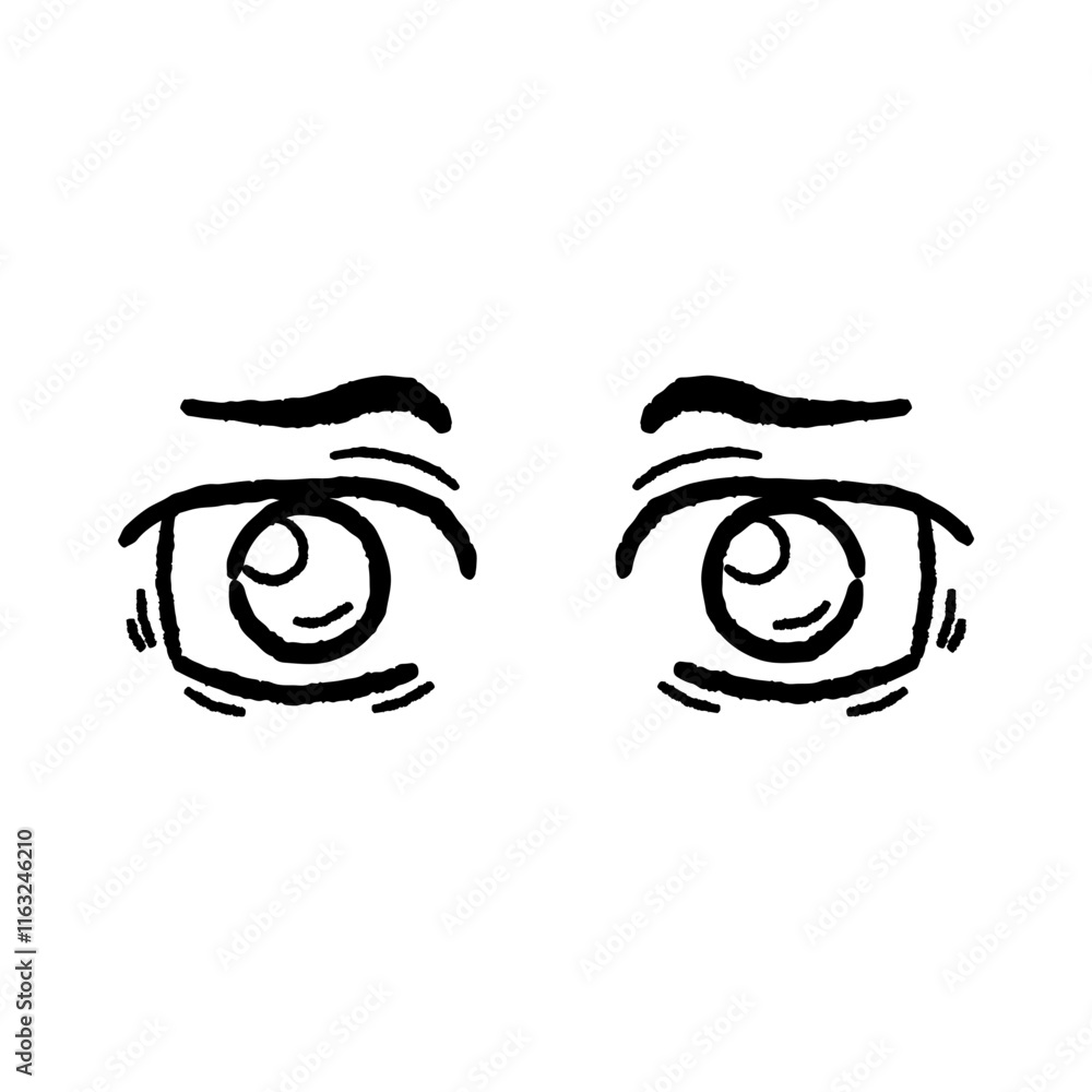 Fototapeta premium illustration of a eye
