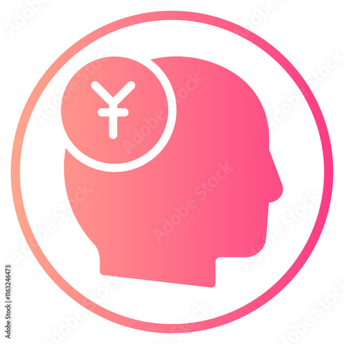 yen gradient icon