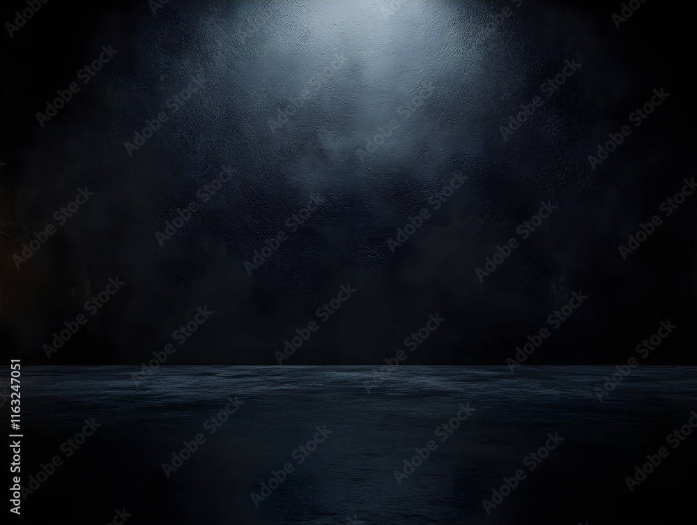 Dark Moody Concrete Background with Spotlight Dark Moody Concrete Background with Spotlight
