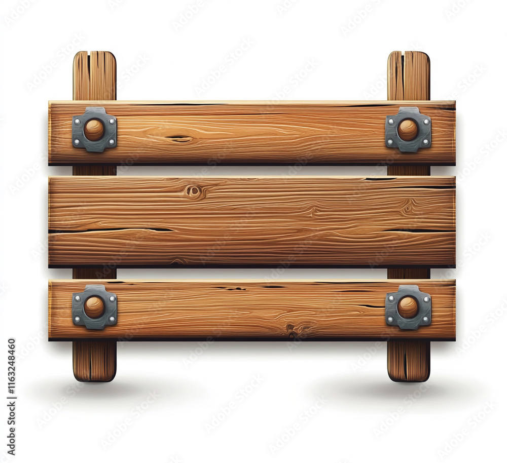An illustration of a wooden signboard and has a rustic feel. An illustration of a wooden signboard and has a rustic feel.