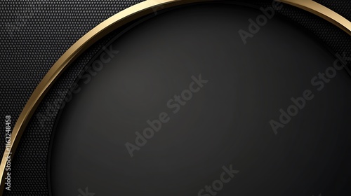 Abstract Black Gold Background Design Image