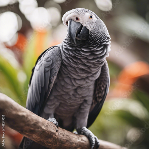 Wallpaper Mural African Grey Parrot Torontodigital.ca