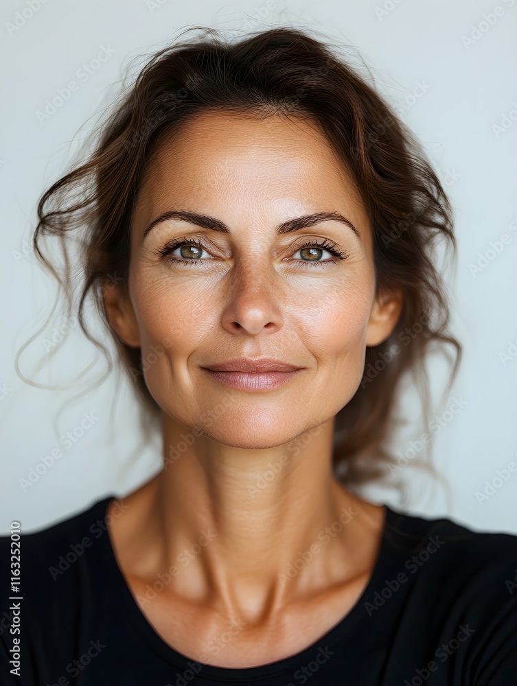 Portrait of a Confident Middle-Aged Woman Portrait of a Confident Middle-Aged Woman