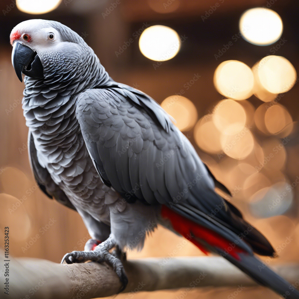Fototapeta premium African Grey Parrot