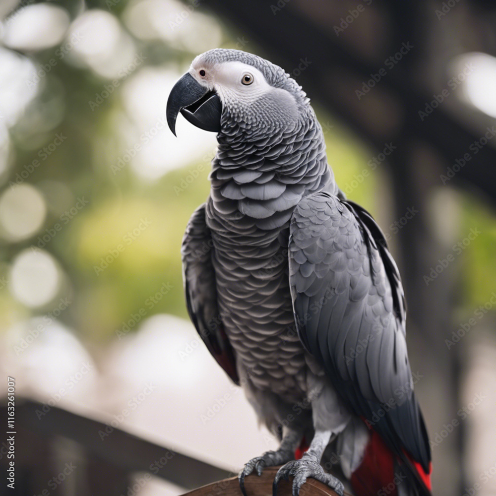 Obraz premium African Grey Parrot