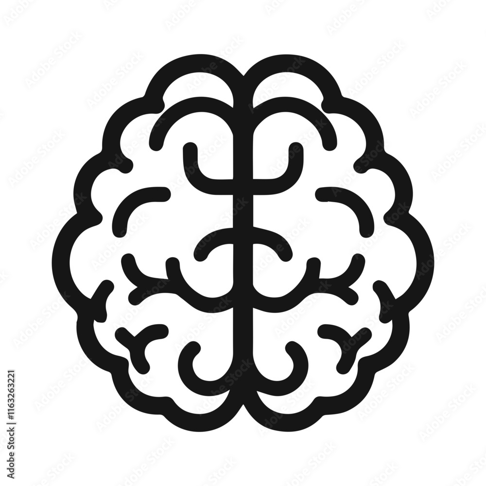 Line brain icon for sale. Line brain icon for sale.