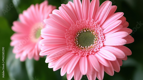 Beautiful pink flowers with vibrant petals and green centers, showcasing nature elegance and charm. Perfect for floral arrangements and decorations