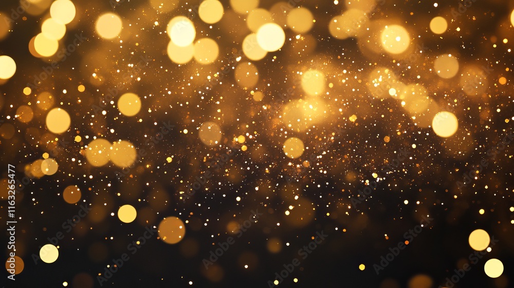 Wide gold bokeh light effect on a soft gradient background, elegant abstract design Wide gold bokeh light effect on a soft gradient background, elegant abstract design