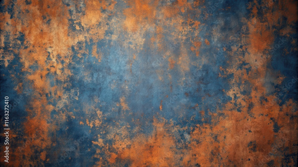 Abstract Blue and Orange Textured Background for Design Projects Abstract Blue and Orange Textured Background for Design Projects