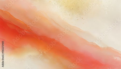 Soft Salmon and Pale Goldenrod Abstract Background for Creative Design and Art Projects