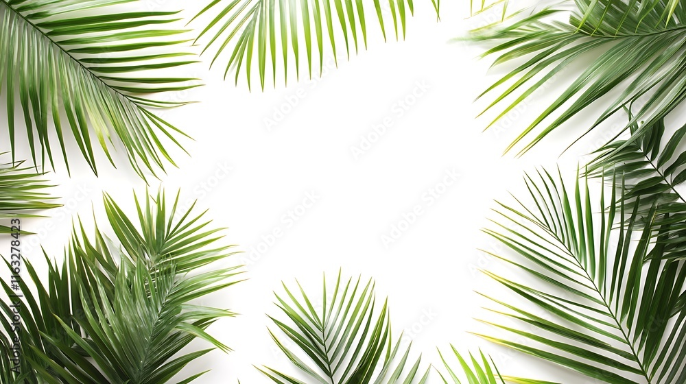 a coconuts and leaves around it