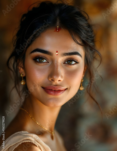 Indian wedding.Hindu bride  photo