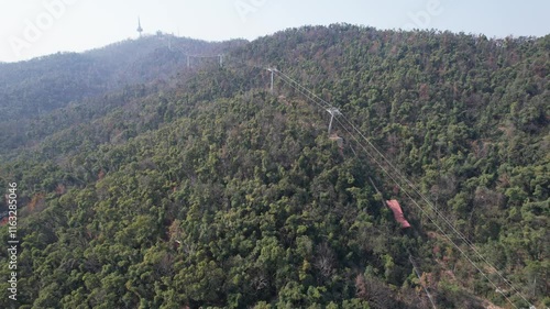 Changsha, China - December 27, 2024: Yuelu Mountain and Hunan University photo