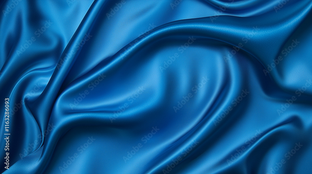 Obraz premium Royal Blue Silk Drape 