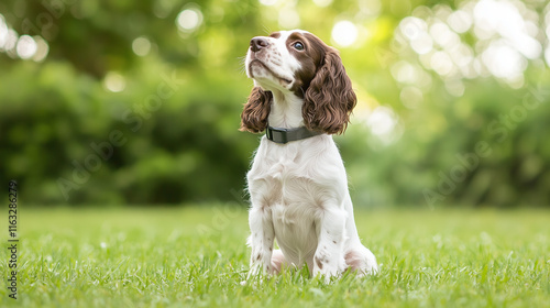 Springer Spaniel in the Par...