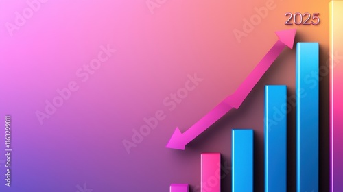 Vibrant Futuristic Bar Graph Reaching 2025 Milestone Digital Data Visualization Trend Analysis for Financial and Business Growth Free Download Vibrant Futuristic Bar Graph Reaching 2025 Milestone Digital Data Visualization Trend Analysis for Financial and Business Growth - GFXLoad