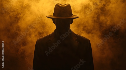Mysterious Figure in Fog