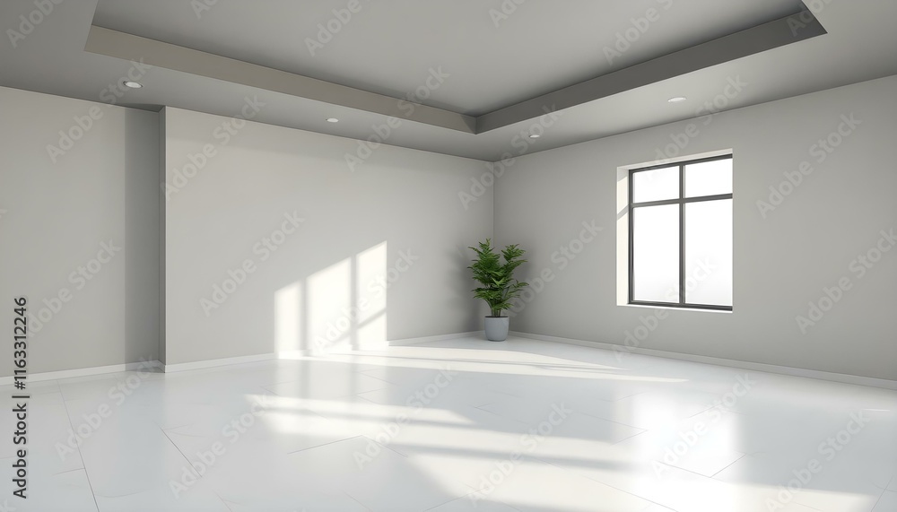 Fototapeta premium Modern Minimalist Interior