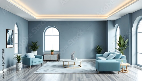 Modern minimalist living room