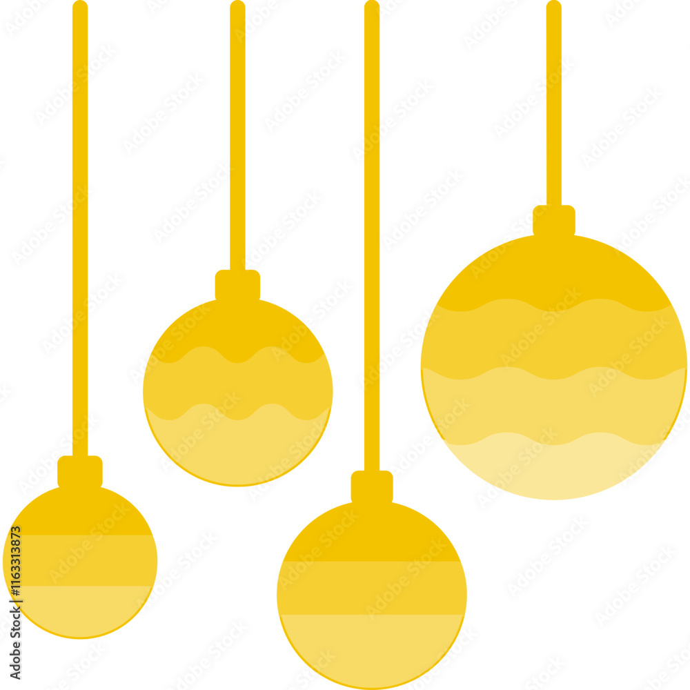 Naklejka premium Party Decoration Flat Icon