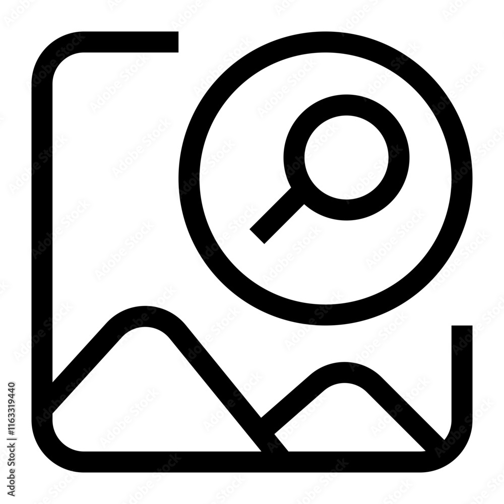 Multimedia Thin Icon Multimedia Thin Icon