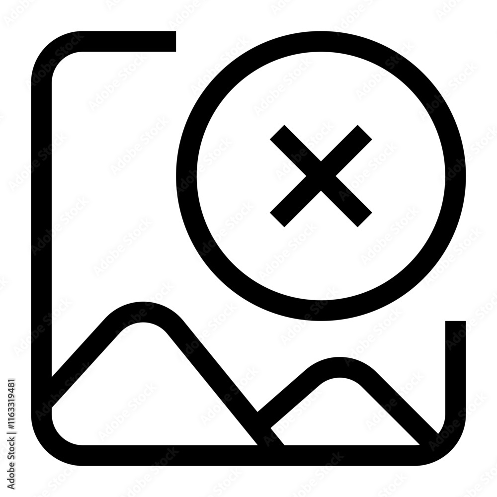 Obraz premium Multimedia Thin Icon