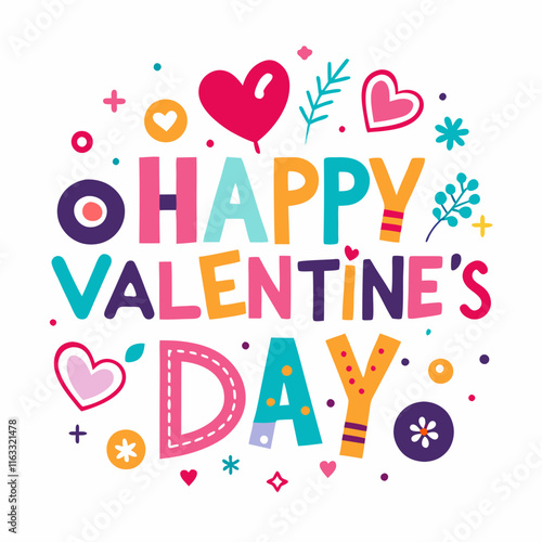 Happy Valentine's Day Vector Art - High-Quality Design for Your Creative