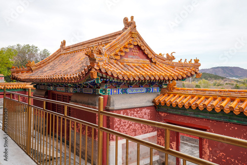Obraz na płótnie Tibetan architecture in the Four Great Regions of Summer Palace in Beijing. w salonie