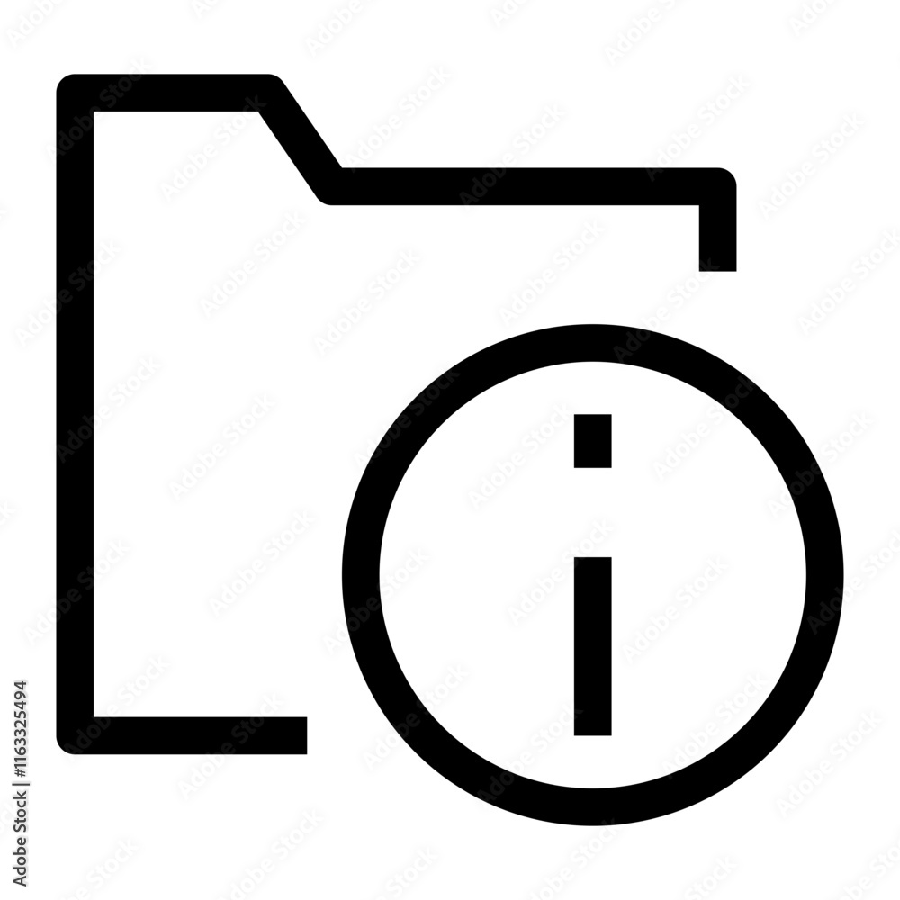 Folder Thin Icon Folder Thin Icon